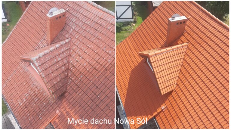 mycie dachu